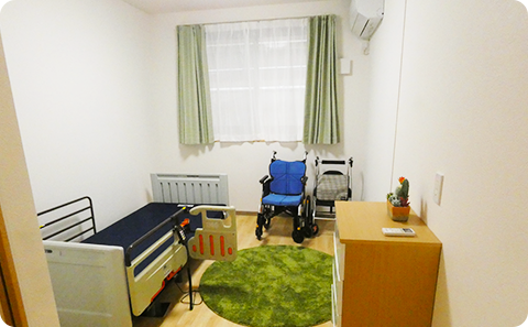 施設内のの個室